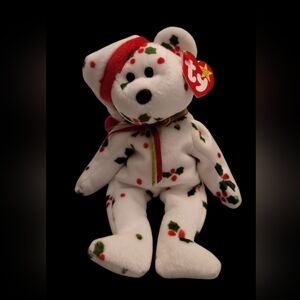 TY Beanie Babies Collection 1998 Holiday Teddy